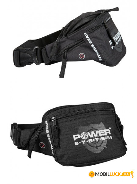   Power System Sport Belt Bag Fit Mate PS-7000 Black