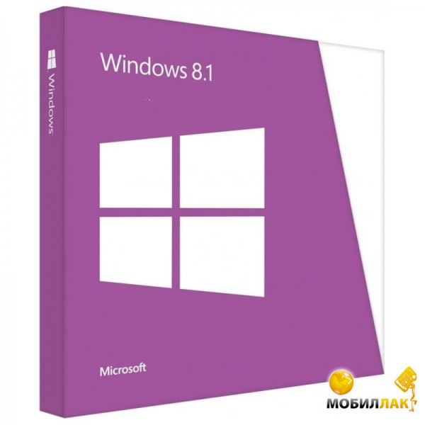   Microsoft Windows 8.1 SL 64-bit Ukrainian 1 License 1pk OEM DVD (4HR-00199)