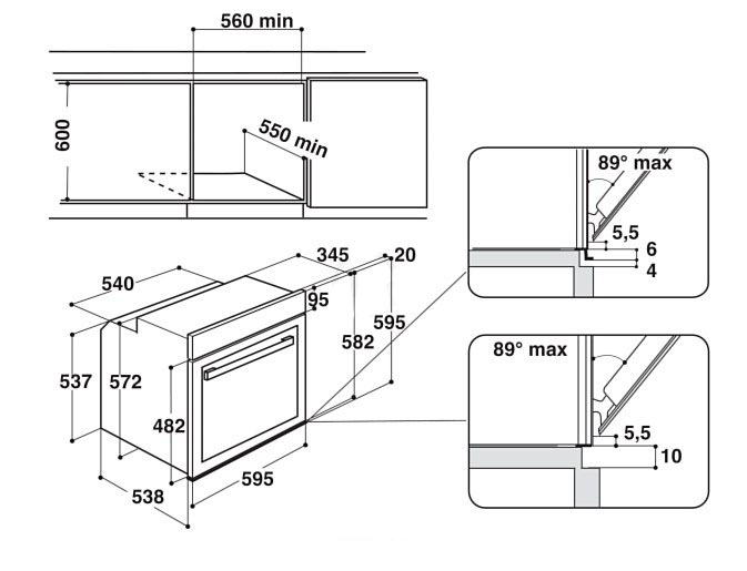 Электрический духовой шкаф whirlpool akzm 8480 wh