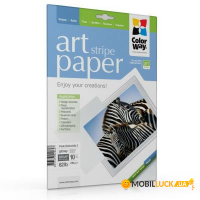  ColorWay Letter (216x279mm) ART glossy stripe (PGA230010SLT)
