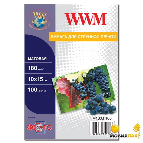  WWM  180g/m2, 100 x 150, 100 (M180.F100)
