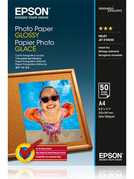  Epson A4 Glossy Photo Paper 50 .