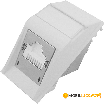   Molex Euromod II 5025/1xRJ45/M1 /STP PowerCat White (MEU-00065-02)