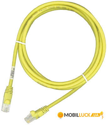   Molex PC RJ45 568B UTP stranded PC 5e LS0H 2m Yellow (PCD-01003-0K)