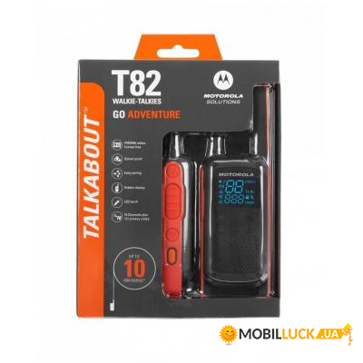   Motorola Talkabout T82 TWIN and CHRG Black (5031753007232)