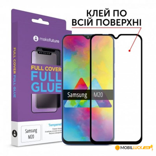   MakeFuture  Samsung Galaxy M20 SM-M205 Full Glue 0.33 mm Black (MGF-SM205)