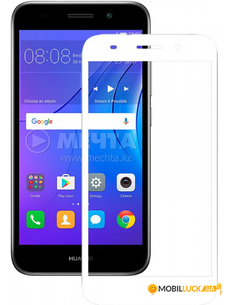   Mocolo 2.5D Full Cover Tempered Glass Huawei Y3 2018 White