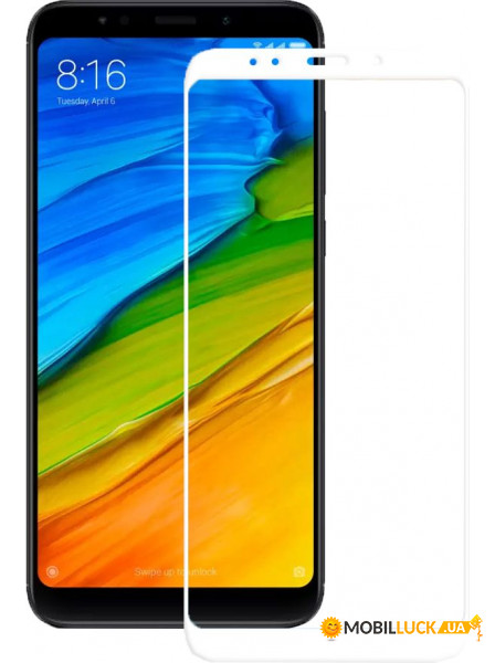   Mocolo 2.5D Full Cover Tempered Glass Xiaomi Redmi Note 5 White