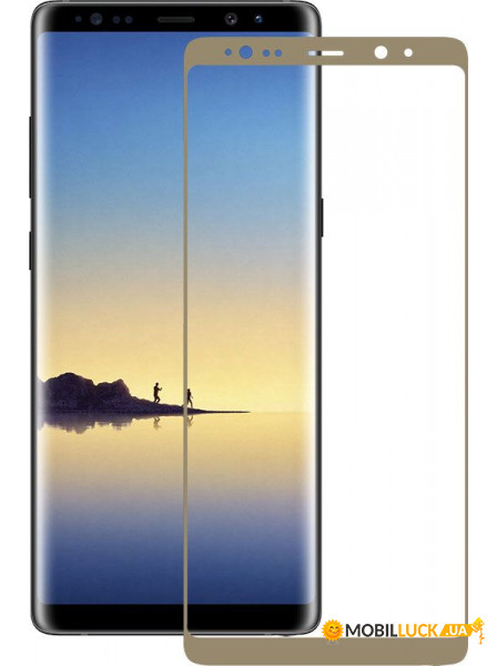   Mocolo 3D Full Cover Tempered Glass Samsung Galaxy Note 8 Gold