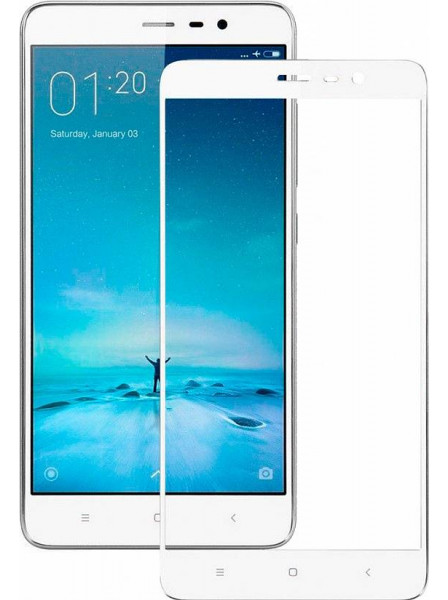   Toto 2.5D Full Cover Xiaomi Redmi note 3 White