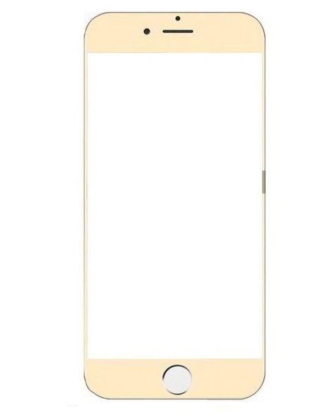   Toto 3D Full Cover Tempered Glass iPhone 7 Gold
