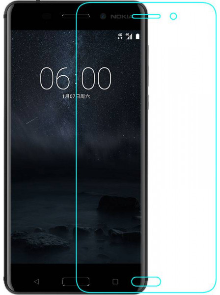  Toto Hardness Tempered Glass 0.33mm 2.5D 9H Nokia 6 Dual SIM