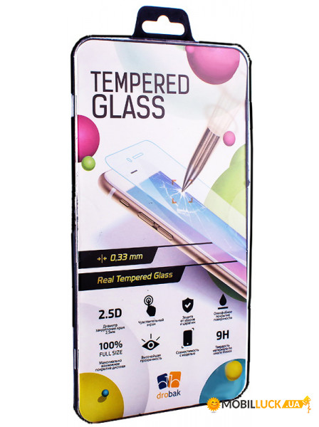  Drobak Tempered Glass  Xiaomi Redmi Note 6 Pro (443136)