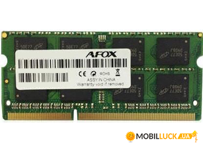  Afox DDR3 4Gb 1600Mhz (AFSD34BK2P)