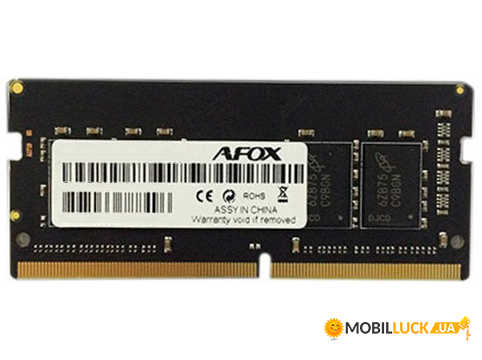    Afox DDR4 4Gb 2400Mhz (AFSD44EK1P)