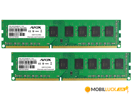   Afox KIT DDR3 2x8Gb 1600Mhz OMC 9AFLD316BK1PD)