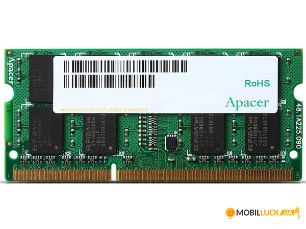    Apacer DDR3 4Gb 1600 1.35V (DV.04G2K.KAM)