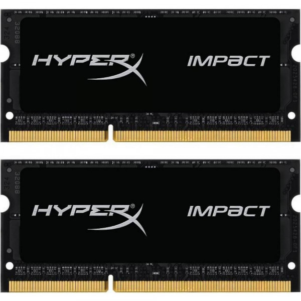   Kingston 8 GB 2x4GB SO-DIMM DDR3L 1600 MHz HyperX Impact (HX316LS9IBK2/8)