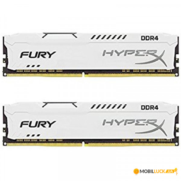   Kingston HyperX Fury DDR4 2x8GB/3200 White (HX432C18FW2K2/16)
