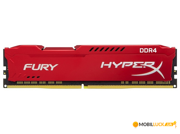   Kingston HyperX OC DDR4 8Gb 3200Mhz CL18 Fury Red (HX432C18FR2/8)