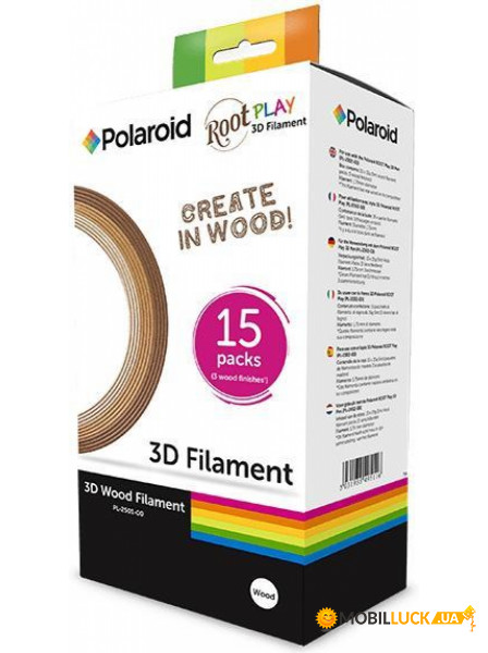   Polaroid ROOT 3D WOOD 155m (PL-2501-00)