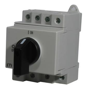   ETI PV LS 25  4 1-0 25A 1000V DC Green Protect