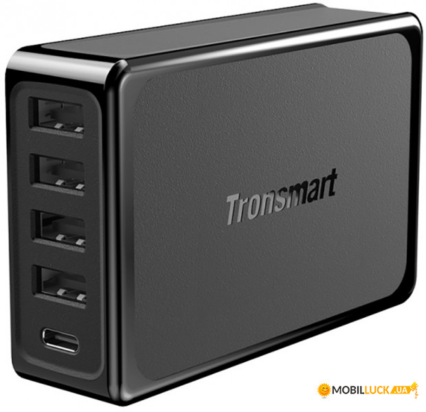      Tronsmart U5P 60W USB PD Desktop Charger with VoltiQ Black