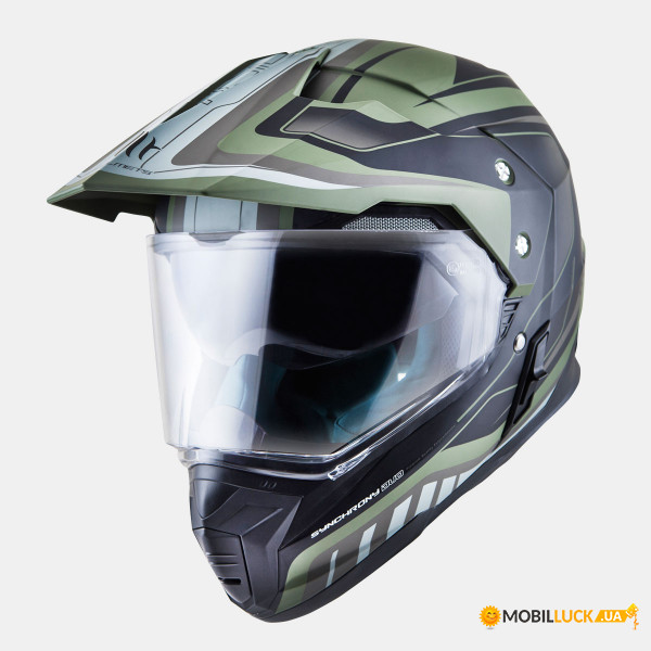  MT Helmets SYNCHRONY DUO TOURER Green Military S