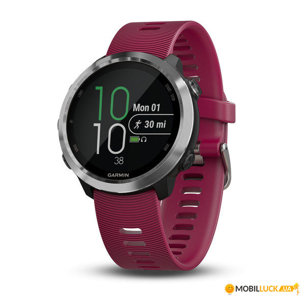- Garmin Forerunner 645 Music With Cerise Colored Band (010-01863-31)