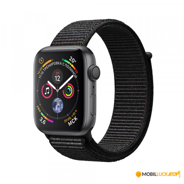 - Apple Watch Series 4 GPS 44mm Gray Alum (MU6E2)
