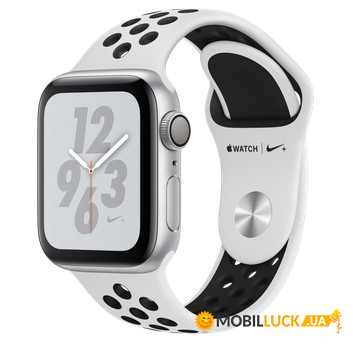 - Apple Watch Nike+ Series 4 GPS 40mm Silver Alum (MU6H2)