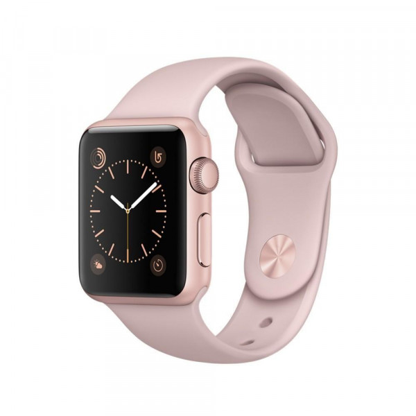 - Apple Watch Series 2 42 mm Rose Gold Aluminum Case Pink Sand Sport Band (MQ142)