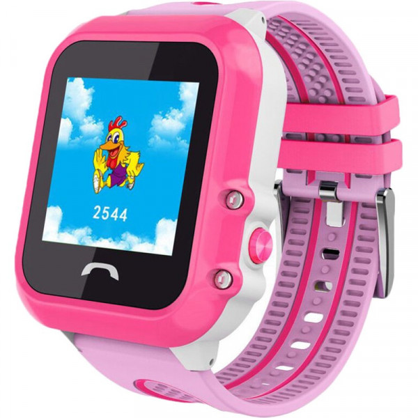    UWatch DF27 Kid waterproof smart watch Pink
