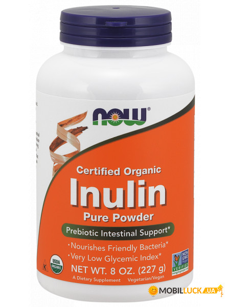  NOW Inulin Powder Organic - 227  (50149)