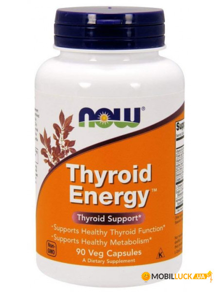   NOW Thyroid Energy Veg Capsules 90  (4384301237)