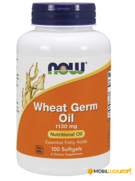   NOW Wheat Germ Oil Softgels 100  (4384301382)