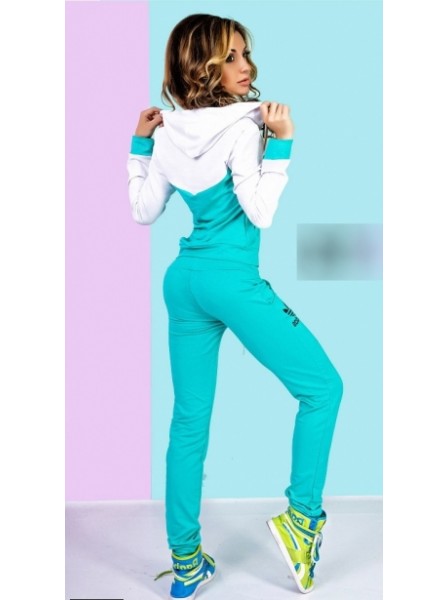 Фото Спортивный костюм женский Marakesh 26522 S (42UA) Бирюзовый в интернет магазине Мобиллак