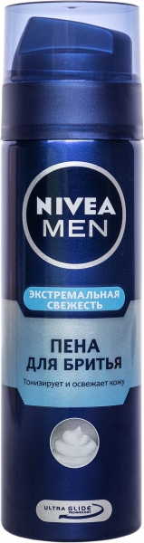 Nivea гель для бритья заряд энергии 200мл