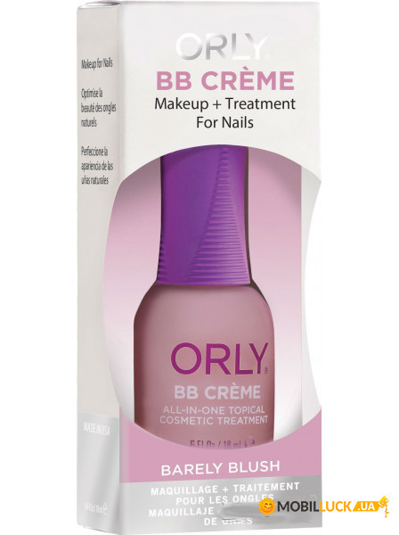      Orly BB Creme all-in-one0 Barely Blush 18 