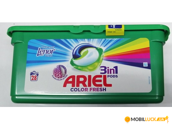    Ariel Pods 3 in 1 Touch de Lenor Fresh Color Freesh 28 