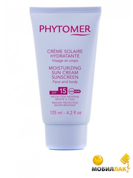       Phytomer Moisturising Sun Cream Sunscreen Face and Body SPF 15 125 