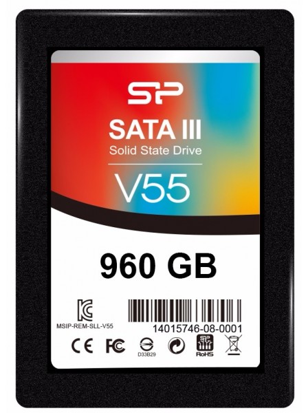 SSD  Silicon Power 2.5 V55 960GB SATA (SP960GBSS3V55S25)