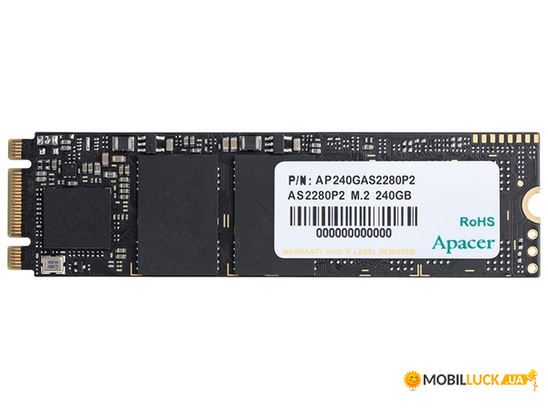  SSD Apacer AS2280P2 240GB NVMe M.2 TLC (AP240GAS2280P2-1)