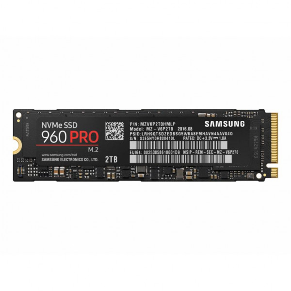 SSD  Samsung 960 PRO 2TB NVMe M.2 MLC (MZ-V6P2T0BW)
