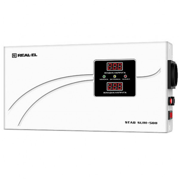  Real-El Stab SLIM-500 White (EL122400006)