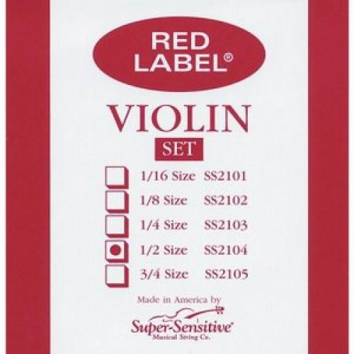    Super Sensitive SS2104 Red Label Violin Set 1/2