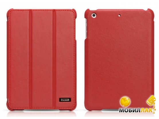 iCarer  iPad Mini/Mini2/Mini3 Ultra-thin Genuine Red (RID794)