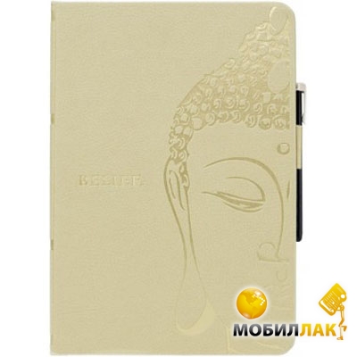   iPad mini 1/2/3 Ozaki O!coat Wisdom Buddhist Scripture Light Brown (OC103SL)