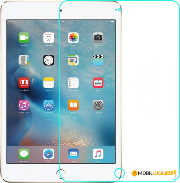   Mocoll 2.5D 0.3mm Clear Tempered Glass Apple iPad mini 4