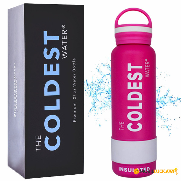  The Coldest Water Stainless Steel Ice Cold 600ml Athletic Pink